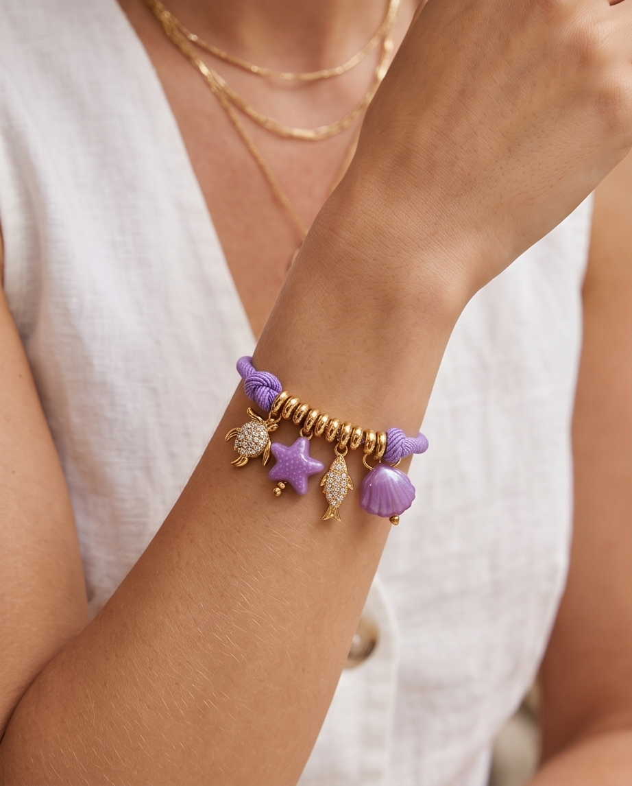 Pulsera Marina Malva