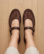 Bailarinas Rejilla BROWN