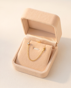 Pendientes Mini Cadena Rayo Circonita