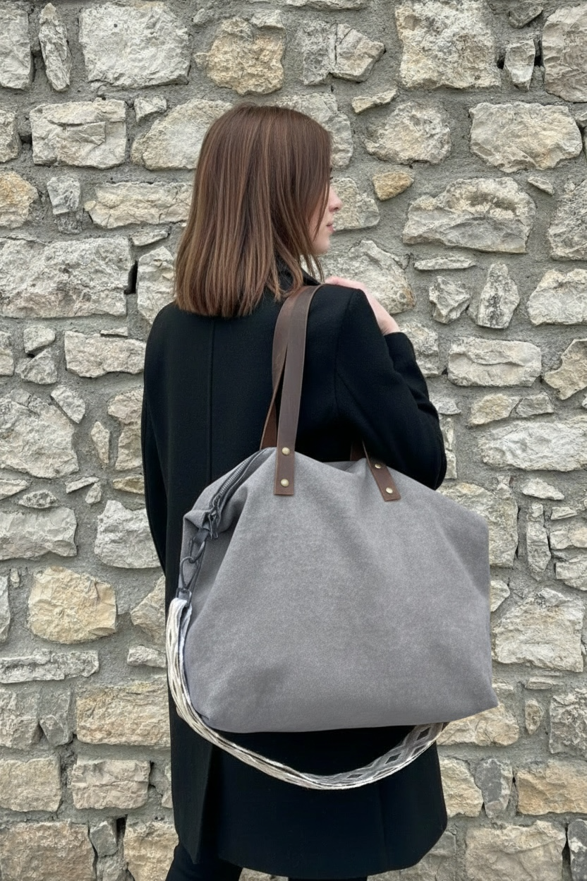SHOPPER MALTA | GRIS PLOMO