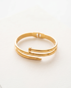 Pulsera Rígida Triple Clavo