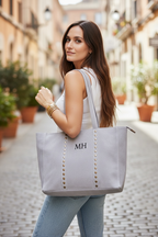 SHOPPER TACHAS | GRIS CLARO
