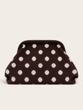 Bolso Bombón LUNARES MARRÓN