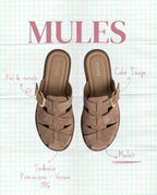 Mules Serena Taupe