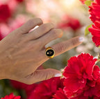 ANILLO SELLO ROSA BLACK