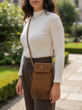 MINI BOLSO FLECOS | CAMEL