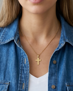 COLLAR CRUZ PADRE NUESTRO