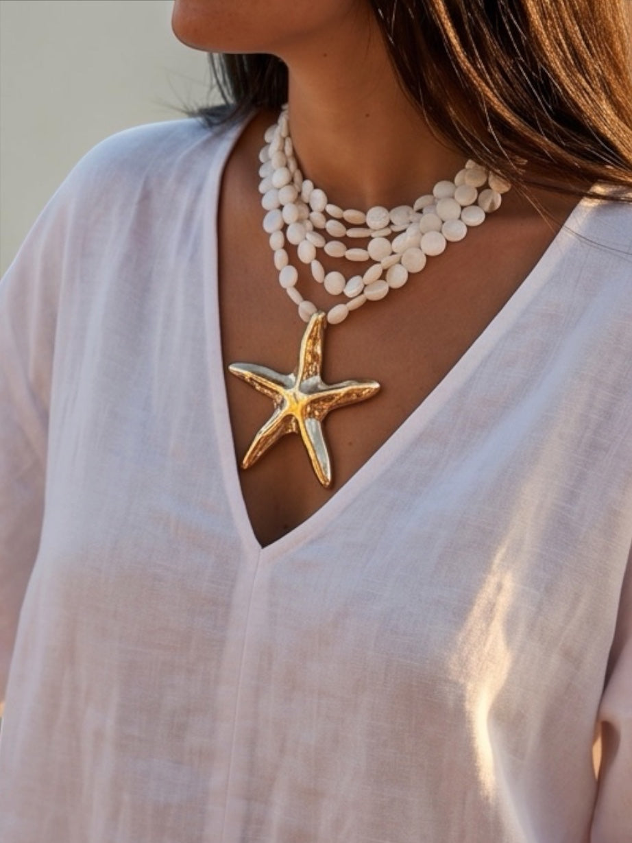 Collar Estrella Nácar