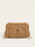 Bolso Clutch Rafia
