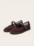 Bailarinas Rejilla BROWN