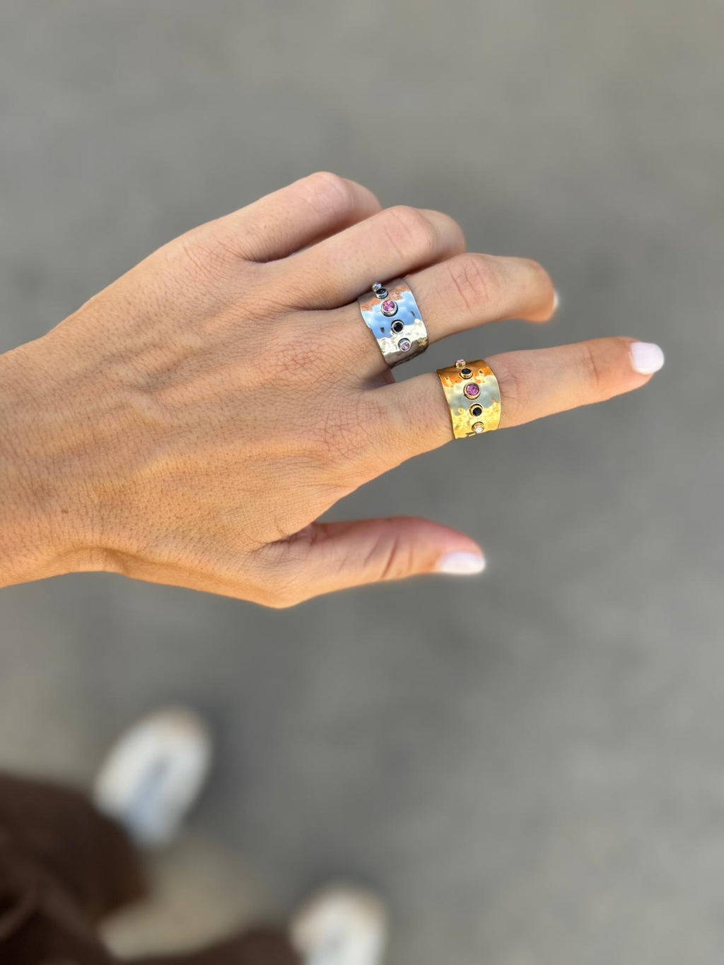 Anillo Martelé Colors