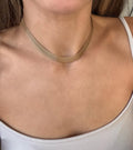 COLLAR CADENA PLANA - TALLA S